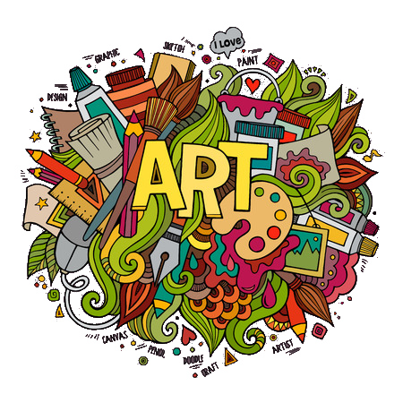 Art bunt weiß